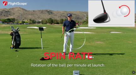 Martin Chuck explains Spin Rate with the FlightScope Mevo+